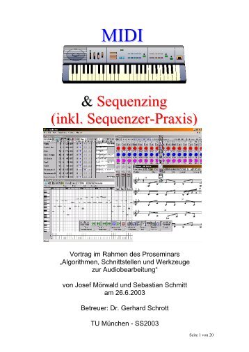 Midi und Sequencing