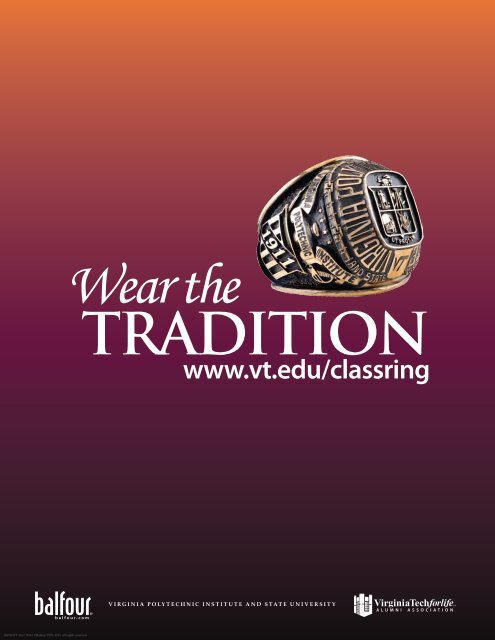 Virginia Tech Ring History (PDF | 1MB) - Virginia Tech Alumni ...