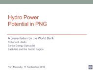 The potential of Hydro-power in PNG - Business Advantage ...