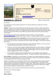 Newsletter 4 February 2012 (PDF) - Chapel-en-le-Frith High School