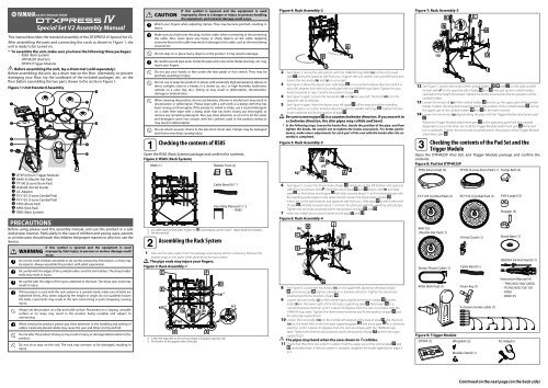 DTXPRESS IV Special Set Assembly Manual