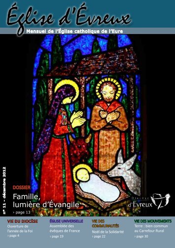 NÂ° 11 - dÃ©cembre 2012 - DiocÃ¨se d'Evreux