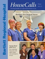 Newsletter - Bartlett Regional Hospital