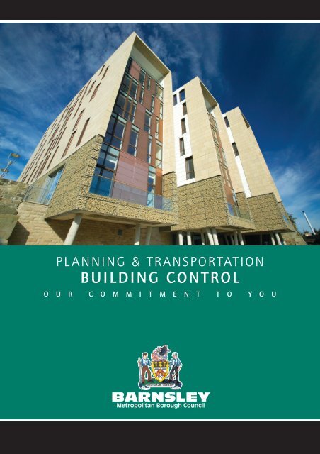 Building Control Service Standards - Barnsley Council Online