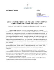 Unico Investment Group and the Laird Norton ... - Unico Properties