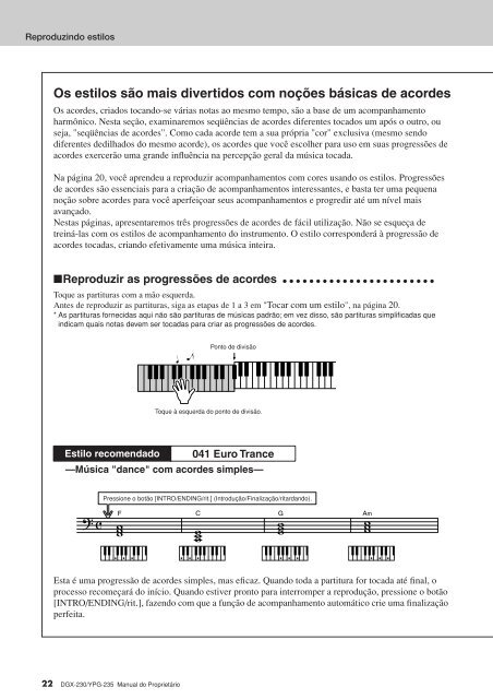 DGX-230/YPG-235 Owner's Manual