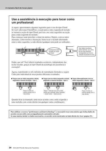 DGX-230/YPG-235 Owner's Manual