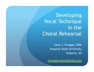 Vocal Techniques (1 slide per page) - Presbyterian Association of ...