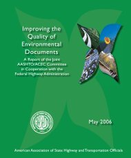 Improving the Quality of Environmental Documents - Center for ...