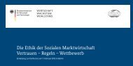 Die Ethik der Sozialen Marktwirtschaft Vertrauen â Regeln ...