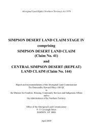 Simpson Desert Land Claim - Department of Families, Housing ...