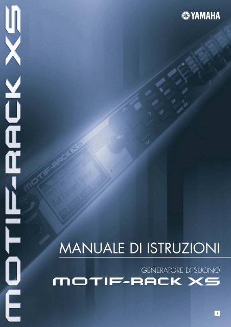 MOTIF-RACK XS Owner's manual - Yamaha