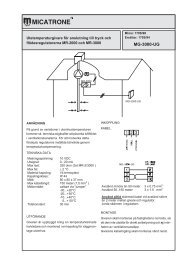 MG-3000-UG - Micatrone