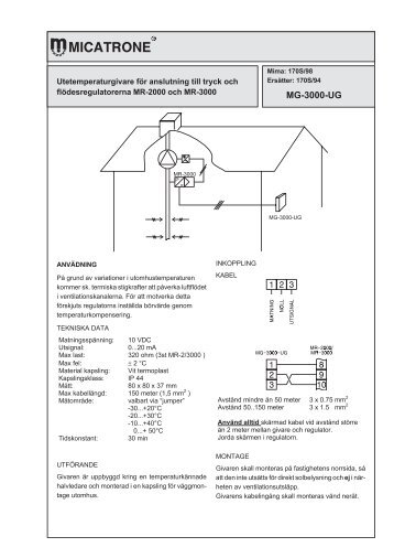 MG-3000-UG - Micatrone