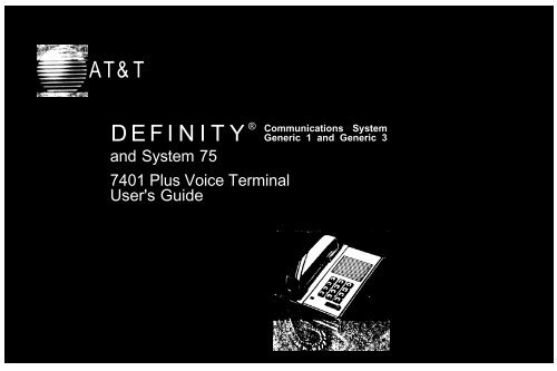 Definity and Sys 75 7401 Plus Voice Terminal User ... - TextFiles.com