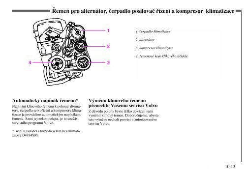 Kapitola PÅÃ­stroje a ovlÃ¡dacÃ­ prvky 1 VnitÅnÃ­ prostor a topenÃ­ 2 ... - Volvo