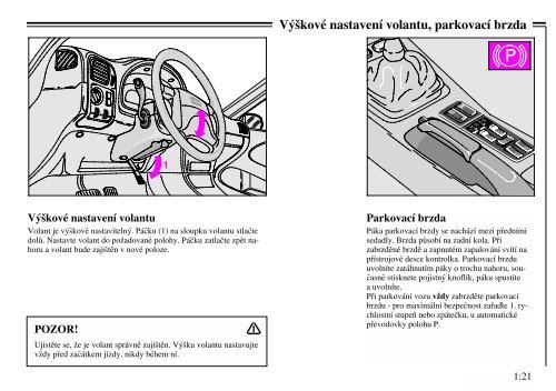 Kapitola PÅÃ­stroje a ovlÃ¡dacÃ­ prvky 1 VnitÅnÃ­ prostor a topenÃ­ 2 ... - Volvo