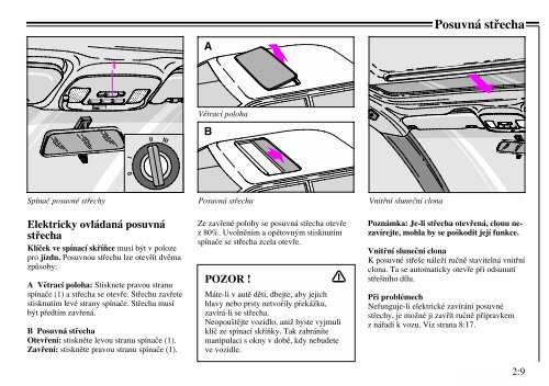 Kapitola PÅÃ­stroje a ovlÃ¡dacÃ­ prvky 1 VnitÅnÃ­ prostor a topenÃ­ 2 ... - Volvo