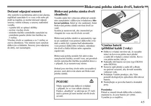 Kapitola PÅÃ­stroje a ovlÃ¡dacÃ­ prvky 1 VnitÅnÃ­ prostor a topenÃ­ 2 ... - Volvo