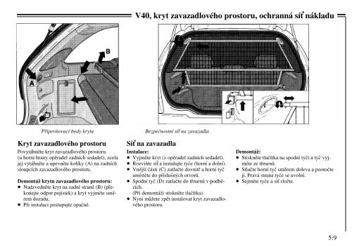 Kapitola PÅÃ­stroje a ovlÃ¡dacÃ­ prvky 1 VnitÅnÃ­ prostor a topenÃ­ 2 ... - Volvo