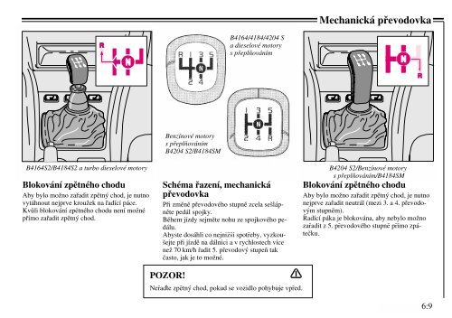 Kapitola PÅÃ­stroje a ovlÃ¡dacÃ­ prvky 1 VnitÅnÃ­ prostor a topenÃ­ 2 ... - Volvo