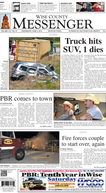 06-05-2013-Midweek - Wise County Messenger