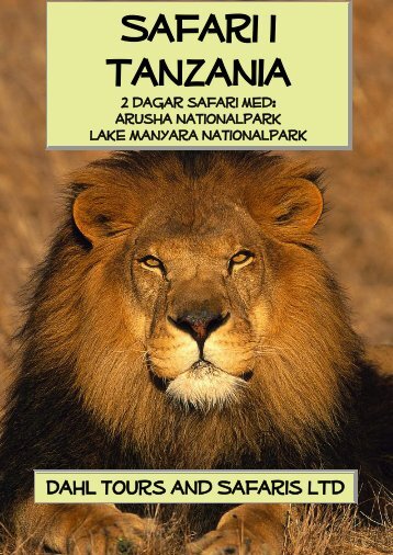 Tanzania resa med 2 dagar safari - Dahl Safaris