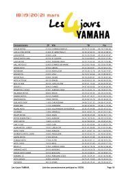 Concessionnaires participant - Yamaha