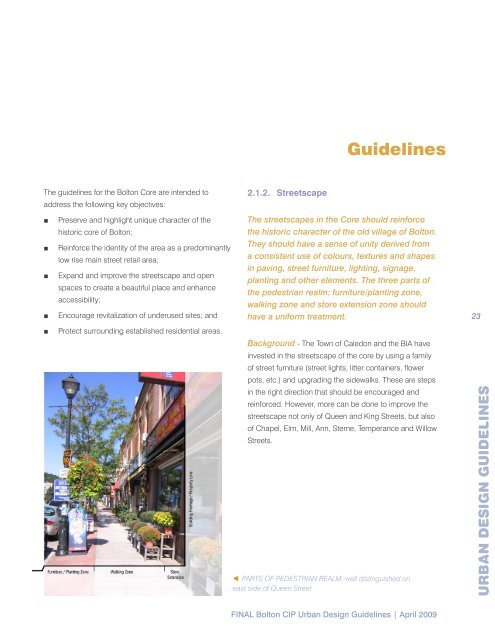 Urban Design Guidelines - Town of Caledon