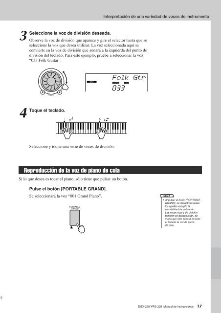 2 Utilice los botones CATEGORY - Yamaha