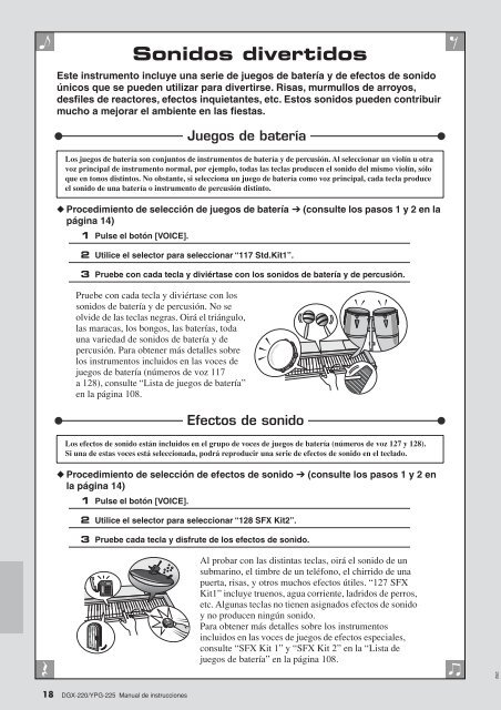 2 Utilice los botones CATEGORY - Yamaha