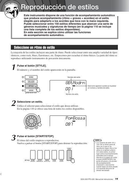 2 Utilice los botones CATEGORY - Yamaha