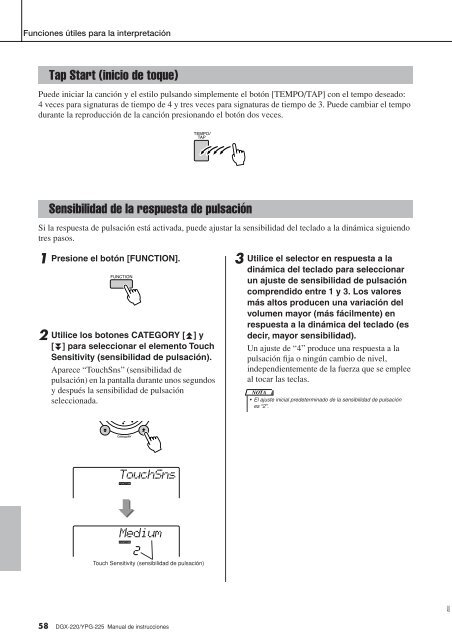 2 Utilice los botones CATEGORY - Yamaha