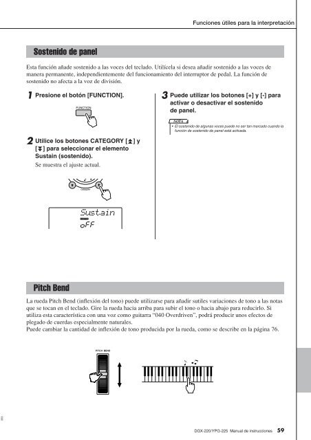 2 Utilice los botones CATEGORY - Yamaha