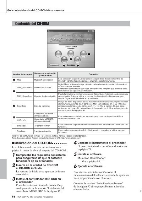 2 Utilice los botones CATEGORY - Yamaha