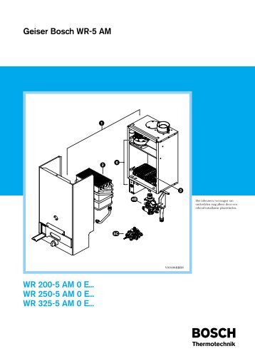 Geiser Bosch WR-5 AM WR 200-5 AM 0 E... WR 250-5 AM 0 E... WR ...