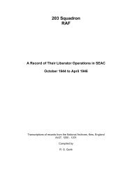 203 Squadron, RAF - Robert Quirk's Home Page