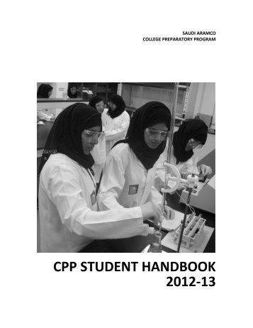 CPP Handbook for girls - Saudi Aramco