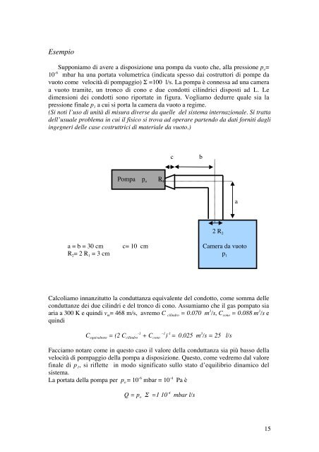 Dispense di Fisica e Tecnologia del Vuoto