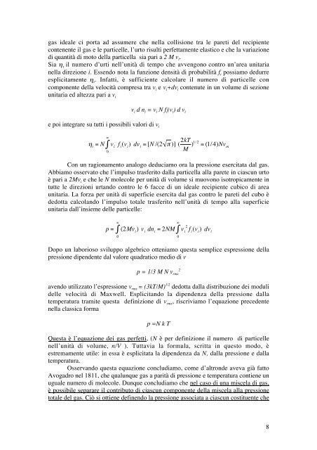 Dispense di Fisica e Tecnologia del Vuoto