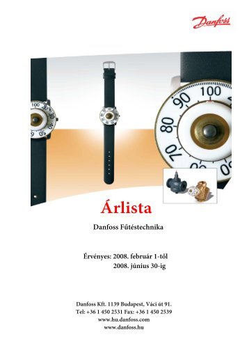 Arlista 2008 - Danfoss fÅ±tÃ©stechnika