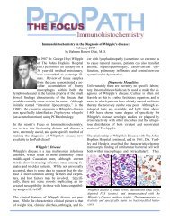 Immunohistochemistry in the Diagnosis of Whipple's ... - IHC World