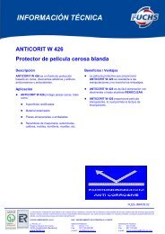 anticorit w 426 - fuchs lubricantes
