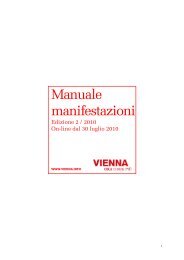 Manuale manifestazioni - Vienna