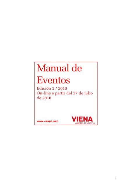 Manual de Eventos - Vienna