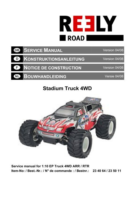 Stadium Truck 4WD - produktinfo.conrad.com