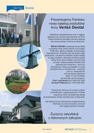 firmy Vertex Dental. - Denon Dental