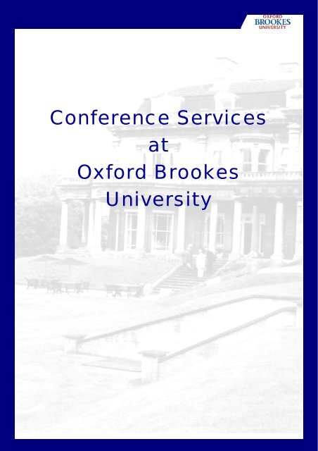 Conference Services at Oxford Brookes University - Em-online.com