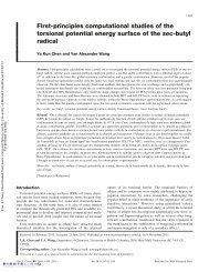 First-principles computational studies of the torsional potential ...