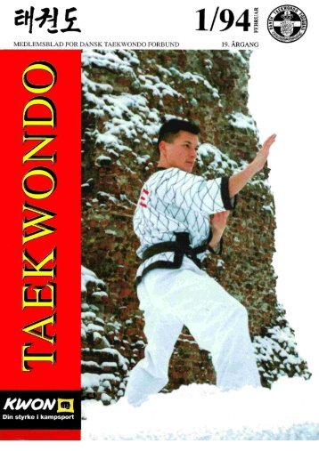 MEDLEMSBLAD FOR DANSK TAEKWONDO FORBUND